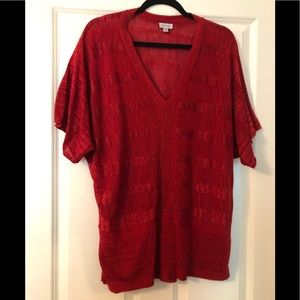 Drop waist sparkly top